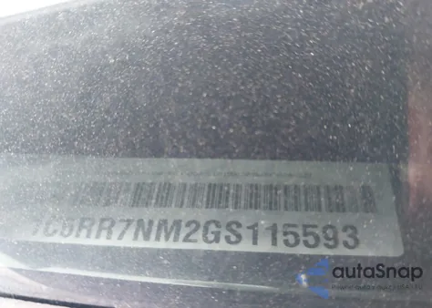 2016 Ram 1500 Laramie from USA, damaged, VIN 1C6RR7NM2GS115593